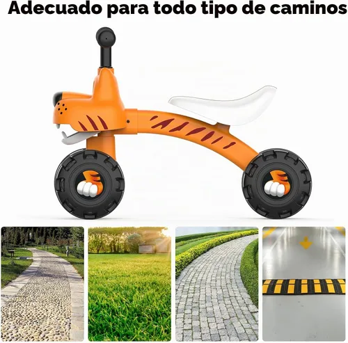 Vista 5 de Wdmiya Bicicleta de equilibrio para bebés para niños de 1 año, bicicleta