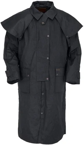 Vista 8 de Outback Trading Company Unisex 2042 Low Rider Impermeable Transpirable De Longitud Completa Oilskin Duster Coat
