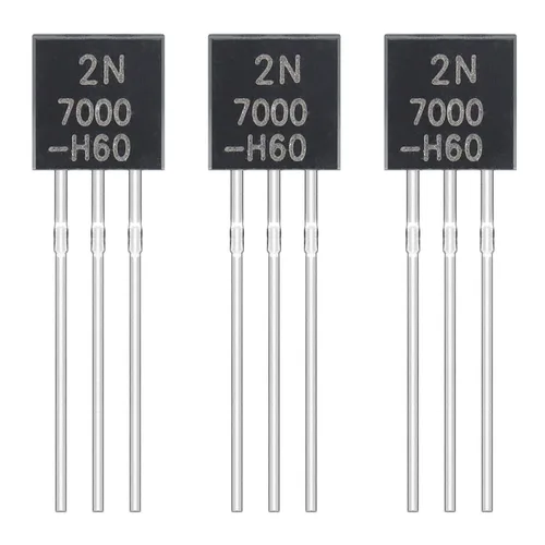 Vista 41 de 2N2222 2N2222A Transistores amplificadores NPN de silicio TO-92 60V 800mA (Paquete de 200 piezas)