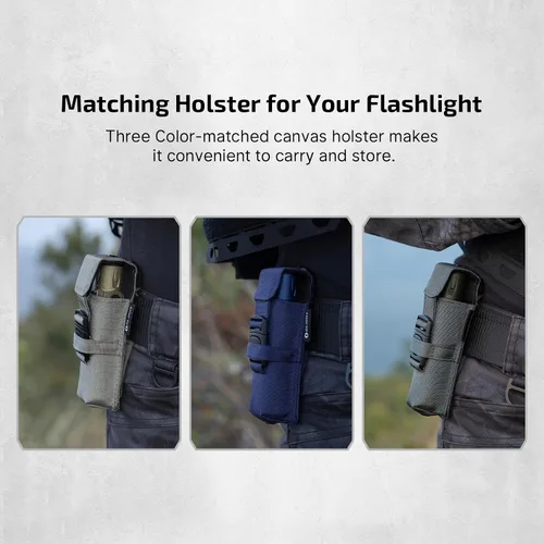 Vista 8 de OLIGHT Warrior Ultra 2500 lúmenes - Linterna táctica recargable de luz brillante con doble interruptor compacto y sensor de proximidad, adecuada