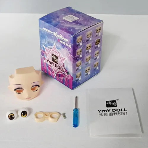 Vista 3 de Cara de repuesto para GSC, YMY muñeca cuerpo movible muñeca juguetes cara accesorios de extensión de muñeca (Face012)