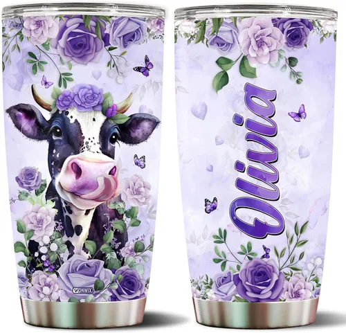 Vista 8 de Regalos personalizados de Beagle para mujeres, esposa, hija, mamá, niña, vaso de acero inoxidable aislado de 20 onzas, taza de viaje, taza de café