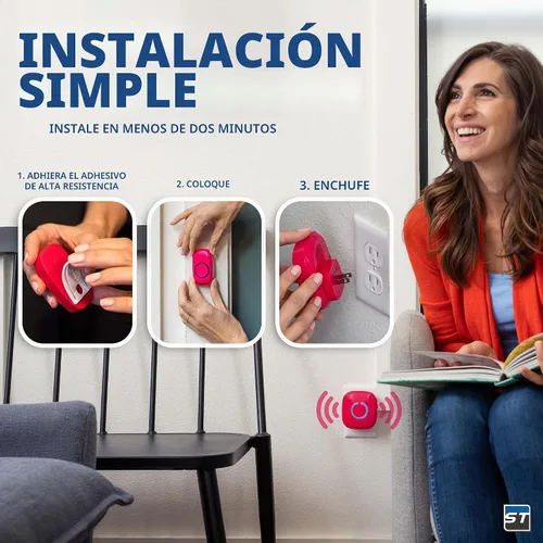 Vista 8 de Timbre inalámbrico de SadoTech – Kit de timbres y timbres impermeables inalámbricos – Rango de más de 1000 pies, timbre de 52 tonos, 4 niveles