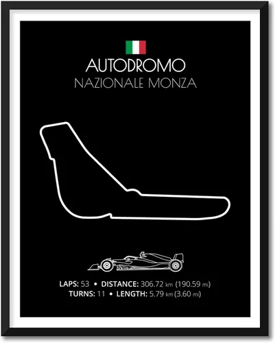 Vista 18 de Custom Car Posters Póster hecho a mano compatible con Autodromo Enzo e Dino Ferrari (Imola, Italia), póster de pista de carreras diseñado