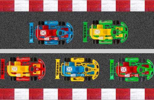 Vista 5 de PROLOSO Pull Back Go Kart - Coches de carreras impulsados por fricción para niños, regalos de fiesta de cumpleaños, bolsas de regalo, premios