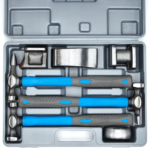 Vista 5 de Neiko 20709A Kit de Martillo y Yunque para Carrocería de Servicio Pesado, 7 Piezas