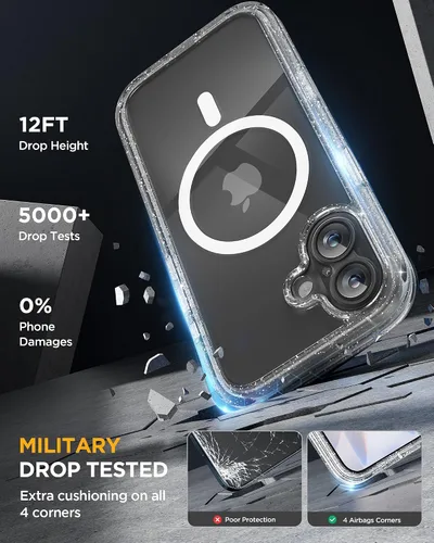 Vista 192 de Miracase Serie de vidrio para iPhone 11 de 6.1 pulgadas, funda protectora de cuerpo completo resistente mejorada con protector de pantalla de vidrio