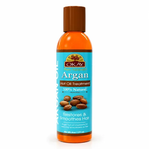 Vista 8 de OKAY Tratamiento de aceite caliente de coco Para todo tipo de cabello y texturas Profundamente penetrante 100% natural Libre de parabenos