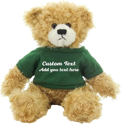 Vista 18 de Oso Brandon beige personalizado – Juguete de peluche personalizado de 12 pulgadas – Regalo perfecto de oso personalizado para graduación, San