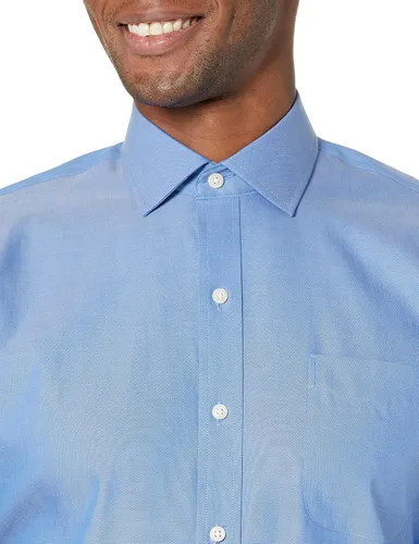 Vista 3 de Buttoned Down Camisa de vestir ajustada con cuello extendido para hombre