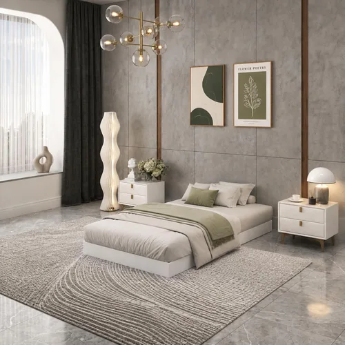 Vista 5 de JWIFSEF Base de perfil bajo Twin Box Spring de 5