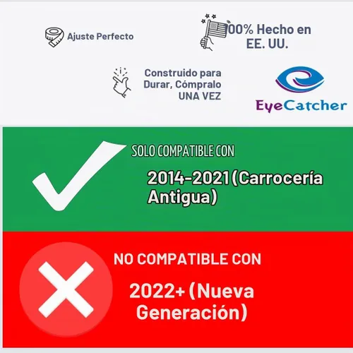 Vista 4 de EyeCatcher - Letras de inserción para portón trasero compatibles con Tundra 2014-2021 (cromado)
