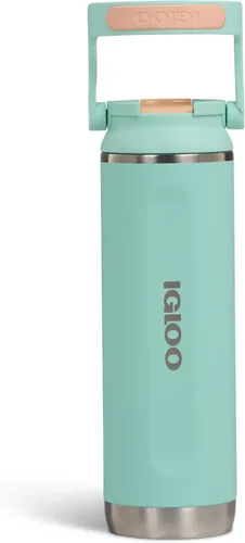 Vista 22 de Igloo Vaso de vino de 10 onzas Vasos de acero inoxidable Verde azulado laguna