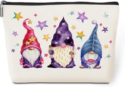 Vista 7 de jeilink Lindo bolso de maquillaje divertido erizo bolsas cosméticos regalos erizo suministros de erizo para animales, Chica ama a los búhos, Casual