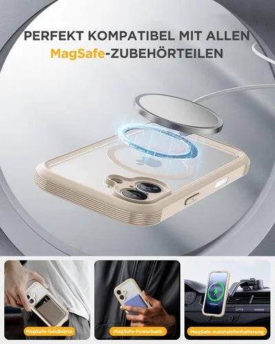Vista 532 de Miracase Serie de vidrio para iPhone 11 de 6.1 pulgadas, funda protectora de cuerpo completo resistente mejorada con protector de pantalla de vidrio