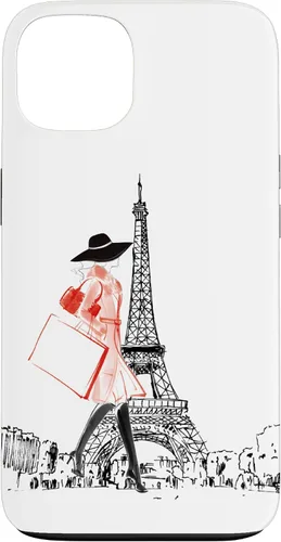 Vista 7 de Vintage Paris Woman - Funda de la Torre Eiffel para iPhone 17