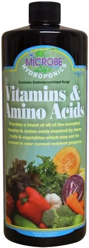 Vista 10 de Microbe Life Hydroponics Vitaminas y aminoácidos prémium esenciales para un máximo crecimiento de las plantas y absorción de raíces, uso