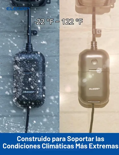 Vista 3 de ELEGRP PQR11 Enchufe inteligente para exteriores con regulador de intensidad impermeable IP66, enchufe WiFi inteligente compatible con Alexa