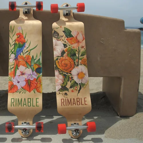 Vista 8 de Longboard completo de 41 pulgadas