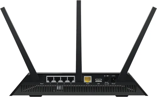 Vista 2 de NETGEAR Nighthawk Router Wi-Fi Inteligente (R7000) - Velocidad Inalámbrica AC1900 (Hasta 1900 Mbps) Cobertura de Hasta 1800 Pies Cuadrados y 30