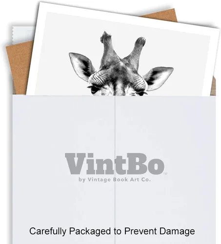 Vista 9 de 4 Piece Safari Zoo Animal Nursery Set, Neutral Wall Decor, Kids Bedroom, Children's Room Animal Print Collage 4 Piece Set, 11 x 14 inches each