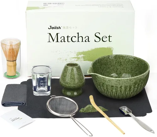 Vista 9 de Joiish Juego de 10 batidores de matcha, kit de matcha con cuchara medidora