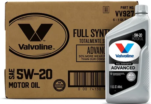 Vista 240 de Valvoline SynPower Full aceite sintético para motor, 1 Cuarto de galón, Ambar