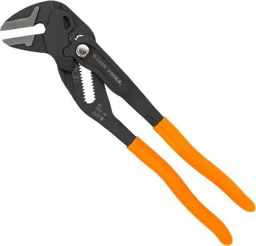 Vista 13 de Klein Tools D5317 Llave de alicates compacta, llave de alicates ajustable multiusos de alto apalancamiento con mordazas lisas, 7 pulgadas