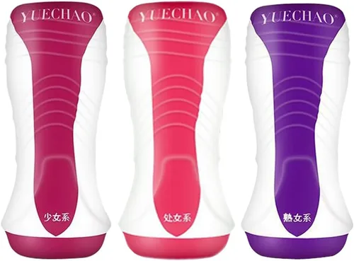 Vista 6 de Masturbadores masculinos Copa Stroker Juguetes sexuales para adultos, bomba de pene, entrenador realista con textura, vagina de bolsillo