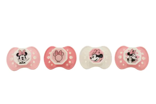 Vista 6 de Disney Cudlie Mickey Mouse - Paquete de 4 Chupones para Bebé Niño con Estampado de Gran Estrella