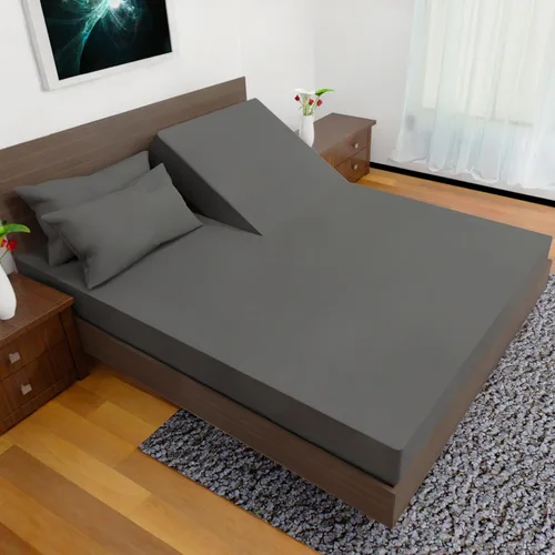 Vista 26 de Ropa de cama tamaño Twin - Juego de 3 piezas - Bolsillos profundos - Sábanas refrescantes - Suaves y cómodas para uso en todas las estaciones Aqua