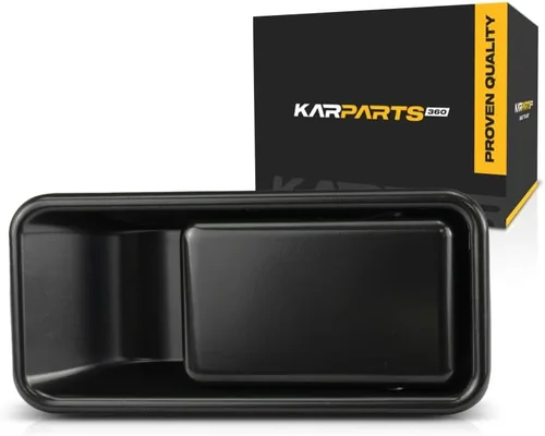 Vista 11 de KarParts360 Manija de puerta exterior para Jeep Wrangler YJ 1987-1995 lado del conductor Delantera Negro liso Moldura: todos los submodelos