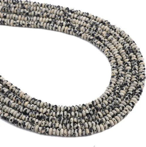 Vista 66 de BEADIA Cuentas Espaciadoras de Jade Natural Africano Planas Redondas Sueltas para Hacer Joyas con Abalorios 3mmx2mm 38cm