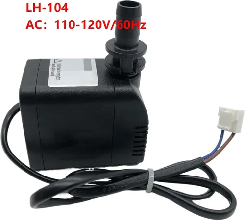 Vista 6 de Máquina de hielo Bomba de agua Bomba sumergible Bomba de circulación superior LH-104 15W 110-120V/60Hz Bomba de agua para máquina de hielo