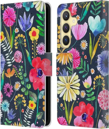 Vista 113 de Head Case Designs Officially Licensed Ninola Butterfly Nature Spring Floral Leather Wallet Case Compatible with Samsung Galaxy A07 4G
