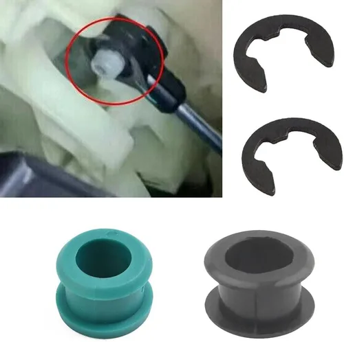 Vista 2 de Juego de reparación de bujes y clip de cambio de engranajes de transmisión automática de 2 piezas 33835-08010 para Toyota Corolla Matrix Camry 1+1