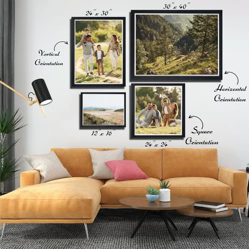 Vista 3 de Impresiones de póster personalizadas, sube tu propia imagen fotográfica, crea fotos personalizadas, tapiz personalizado para dormitorio, impresiones
