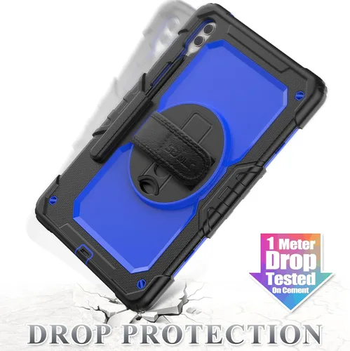 Vista 6 de SEYMAC stock Funda para tableta Samsung Galaxy Tab S9 Plus de 12.4 pulgadas 2023 con protector de pantalla y soporte para lápiz