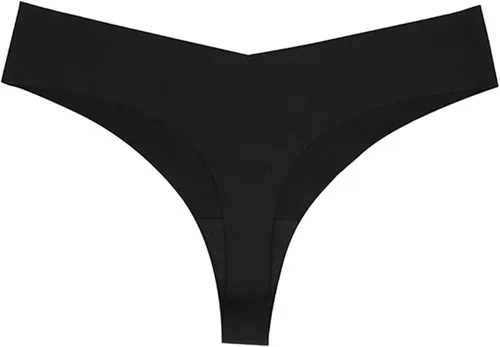 Vista 4 de Banamic Tangas sin costuras para mujer, tanga, ropa interior invisible, bragas para mujer