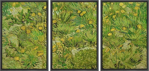 Vista 108 de wall26 Lienzo enmarcado para pared, juego de arte con flores de almendra de Vincent Van Gogh, naturaleza, ilustraciones de área silvestre, bellas