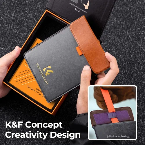 Vista 7 de K&F CONCEPT Filtro de densidad neutra graduada GND8 (3 topes) de 3.937 x 5.906 in con 28 recubrimientos multicapa compatible con soporte Cokin Z