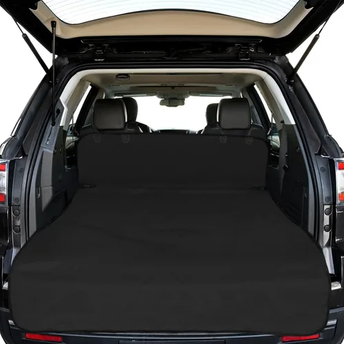 Vista 8 de F-color Forro de Carga SUV para Perros - Forro de Carga para Mascotas Impermeable, Cómoda Cubierta de Carga para Perros con Protector de Solapa