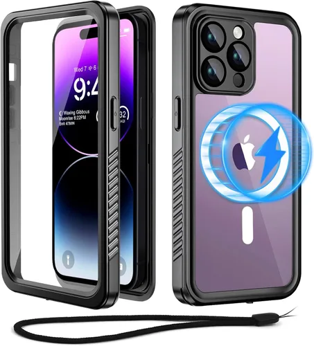 Vista 9 de Beeasy Funda impermeable para iPhone 12 compatible con Magsafe IP68 de grado militar bajo el agua, a prueba de golpes, a prueba de polvo, resistente