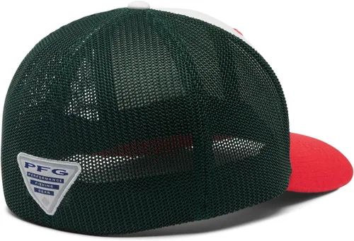 Vista 192 de Columbia Gorra de bola de malla Bandera antigua de malva/blanco/pescado