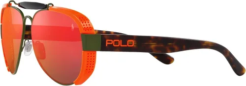 Vista 3 de Polo Ralph Lauren Gafas de sol de aviador Ph3129 para hombre