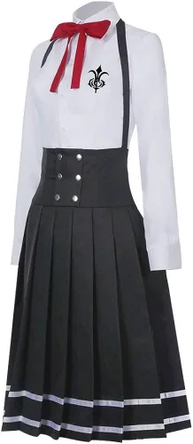 Vista 3 de Disfraz de marinero de anime Shirogane Tsumugi JK uniforme escolar para niñas