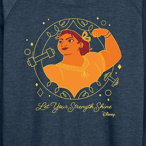 Vista 2 de Disney - Encanto - Let Your Strengh Shine - Jersey ligero de rizo francés para mujer