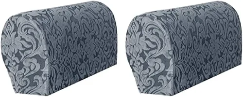 Vista 11 de Fundas elásticas para reposabrazos de sofá jacquard, funda europea de tejido suave para reposabrazos, funda protectora de muebles, fundas para sofá