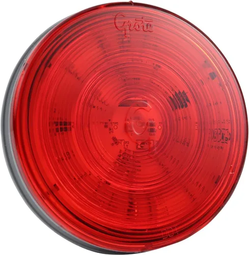 Vista 6 de Grote 54702 Luces LED Ovaladas de 6" de Parada, Trasera y Giro con Respaldo Integrado, Carcasa Rígida Integrada Rojo