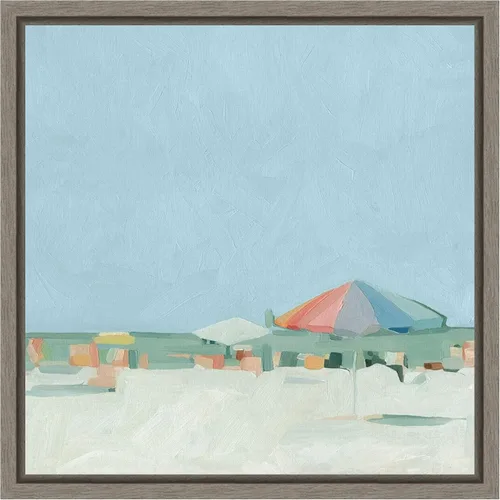 Vista 16 de Amanti Art Lienzo enmarcado para pared, 16 x 16 pulgadas, paleta de verano II por Emma Scarvey, lienzo enmarcado para pared, obras de arte